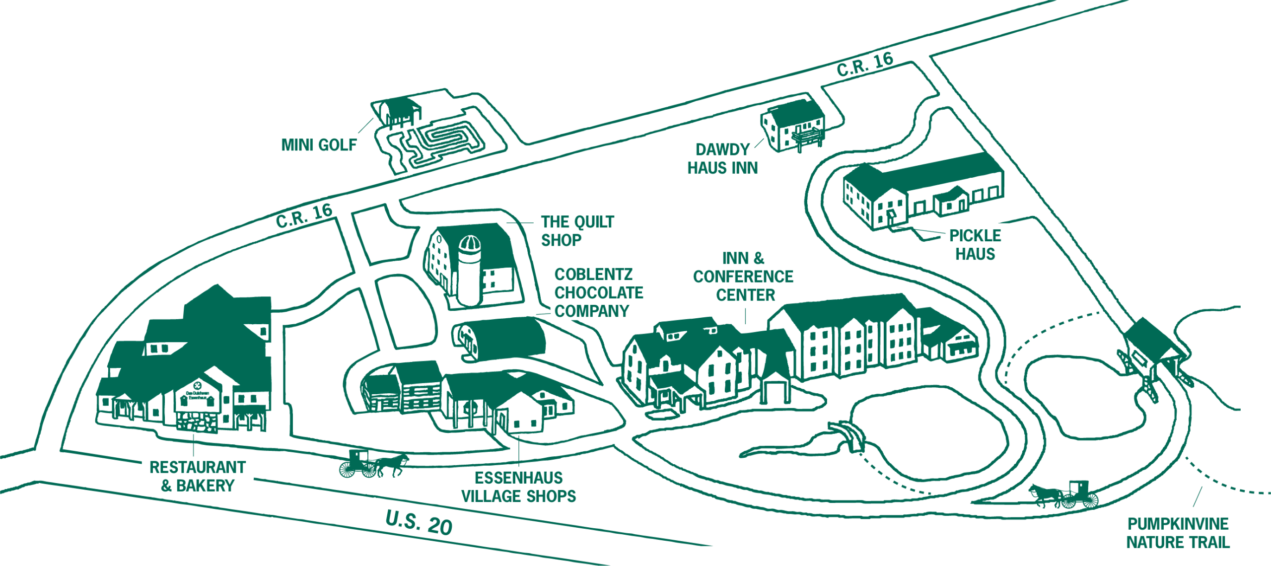 Essenhaus Campus Map